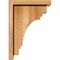 Ekena Millwork Pescadero Rough Sawn Corbel w/Backplate, Western Red Cedar, 6"W x 10"D x 14"H COR06X10X14PEC01RWR - alternate 3
